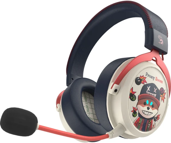 Наушники с микрофоном A4Tech Bloody MR595 Proxy Boom бежевый/черный мониторные BT/Radio оголовье (MR595) Наушники с микрофоном A4Tech Bloody MR595 Proxy Boom бежевый/черный мониторные BT/Radio оголовье (MR595)