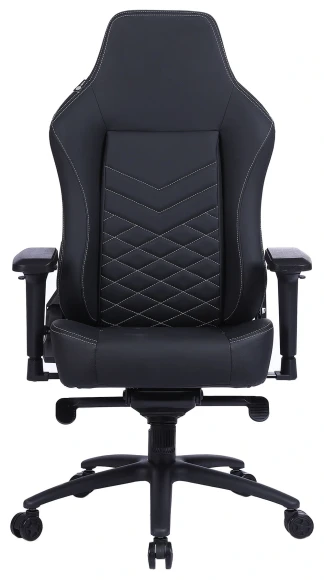 Кресло игровое Cactus CS-CHR-0112BL черный экокожа с подголов. крестов. сталь