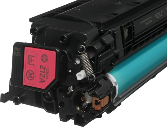 Картридж лазерный HP 212A W2123A пурпурный бар.в компл. (4500стр.) для HP CLJ Enterprise M554/M555