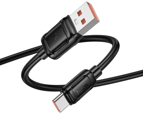 Кабель Hoco X115 51974 USB (m)-USB Type-C (m) 1.2м черный