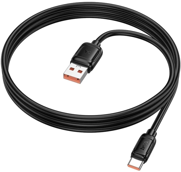 Кабель Hoco X115 51974 USB (m)-USB Type-C (m) 1.2м черный