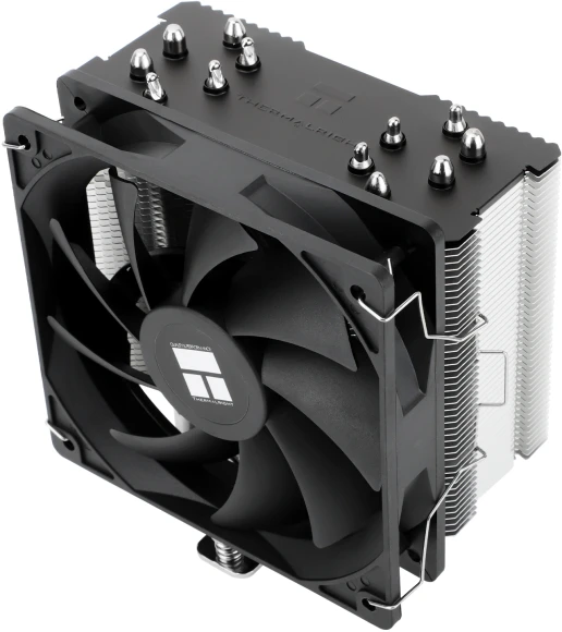 Устройство охлаждения(кулер) Thermalright Burst Assassin 120 SE Soc-AM5/AM4/1200/1700/1851 серебристый/черный 4-pin 25.6dB Al+Cu 510gr Ret (BA120-SE)