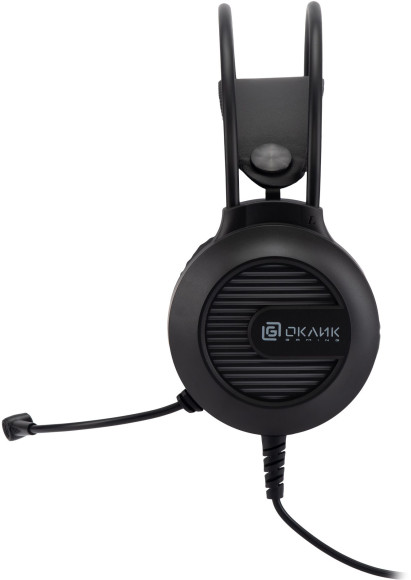 Наушники с микрофоном Оклик HS-L300G черный 2.2м мониторные оголовье (1796949) Наушники с микрофоном Оклик HS-L300G черный 2.2м мониторные оголовье (1796949)