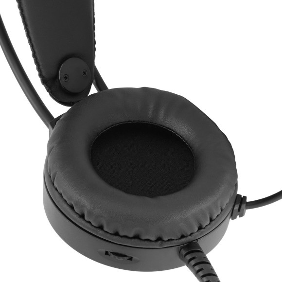 Наушники с микрофоном Оклик HS-L300G черный 2.2м мониторные оголовье (1796949) Наушники с микрофоном Оклик HS-L300G черный 2.2м мониторные оголовье (1796949)