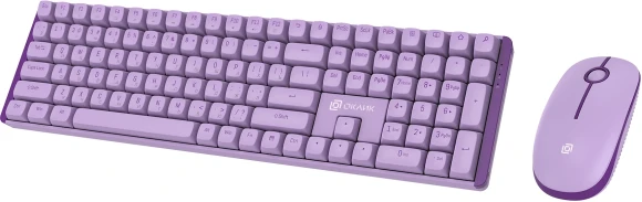 Клавиатура + мышь Оклик S315W клав:сиреневый мышь:сиреневый USB беспроводная Multimedia (1978643) Клавиатура + мышь Оклик S315W клав:сиреневый мышь:сиреневый USB беспроводная Multimedia (1978643)