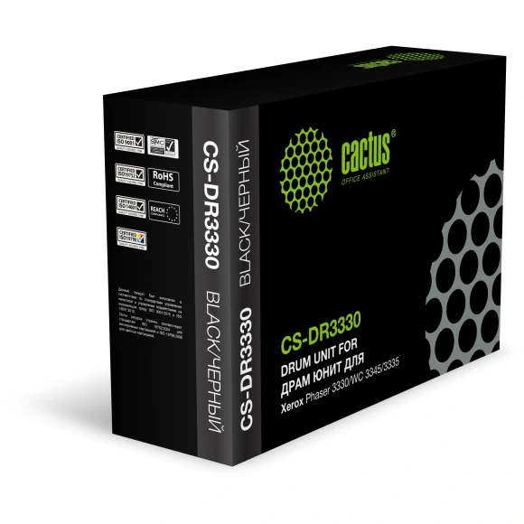 Блок фотобарабана Cactus CS-DR3330 101R00555 черный ч/б:30000стр. для Phaser 3330/WC 3345/3335 Xerox Блок фотобарабана Cactus CS-DR3330 101R00555 черный ч/б:30000стр. для Phaser 3330/WC 3345/3335 Xerox