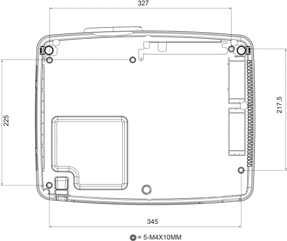 Проектор Cactus Bright CS-S4.WT 3LCD 94400Lm LS 5900Lm ANSI (1920x1200) 30000:1 ресурс лампы:10000часов 1xUSB typeA 1xUSB typeB 2xHDMI 4.45кг