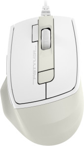 Мышь A4Tech Fstyler FM45S Air бежевый оптическая 2400dpi silent USB 7but (FM45S AIR USB (CREAM BEIGE))