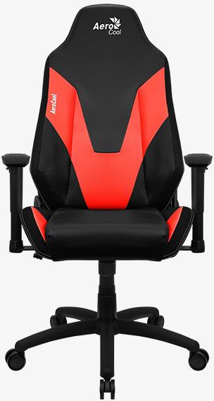 Кресло игровое Aerocool Guardian черный/красный сиденье черный экокожа/сетка с подголов. крестов. нейлон