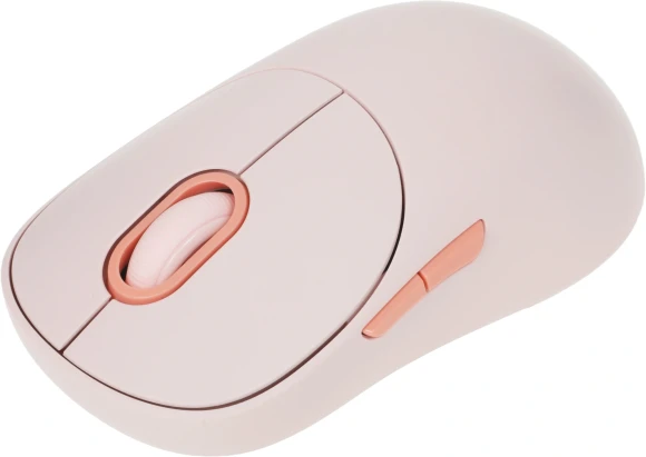 Мышь Xiaomi Wireless Mouse 3 розовый оптическая 1200dpi silent беспров. BT/Radio USB для ноутбука 4but (BHR8911GL)