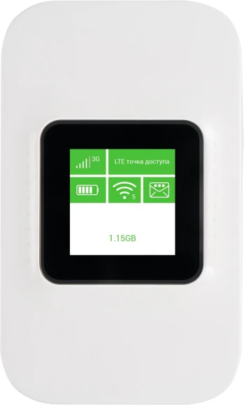 Модем 3G/4G Digma DWR-M301LTE USB Wi-Fi Firewall +Router внешний белый