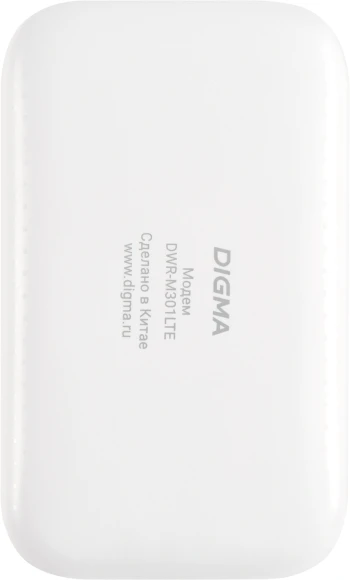 Модем 3G/4G Digma DWR-M301LTE USB Wi-Fi Firewall +Router внешний белый
