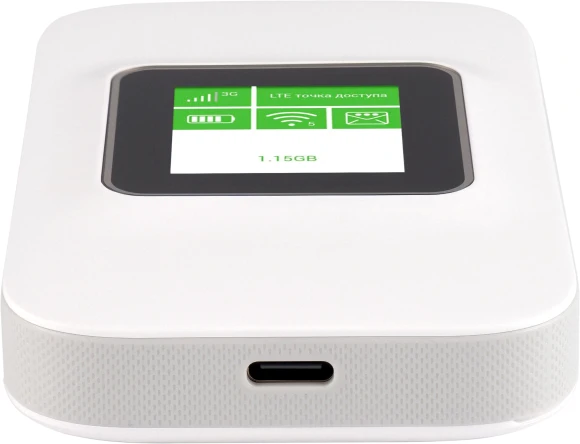 Модем 3G/4G Digma DWR-M301LTE USB Wi-Fi Firewall +Router внешний белый