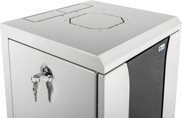 Шкаф коммутационный ЦМО (ШРН-8.255-10) настенный 8U 320x305мм пер.дв.стекл серый 255мм 8.1кг 180град. 420мм