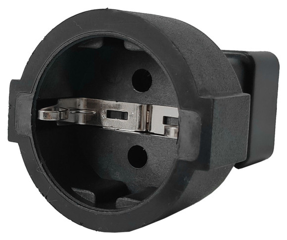 Шнур питания Lanmaster LAN-PP13L/SH-1.8-BK C13-Schuko проводник.:3x0.75мм2 1.8м 220В 10А (упак.:1шт) черный