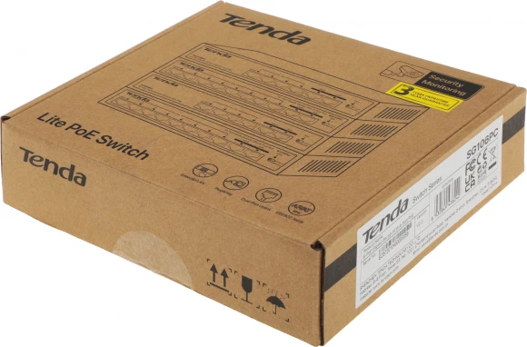 Коммутатор Tenda SG106PC (L2) 6x1Гбит/с 4PoE 50W неуправляемый Коммутатор Tenda SG106PC (L2) 6x1Гбит/с 4PoE 50W неуправляемый