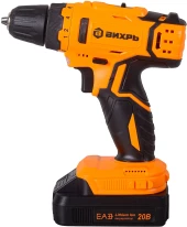 Дрель-шуруповерт Вихрь ДА-20Л-2КА аккум. патрон:быстрозажимной (кейс в комплекте) (72/14/36) Дрель-шуруповерт Вихрь ДА-20Л-2КА аккум. патрон:быстрозажимной (кейс в комплекте) (72/14/36)