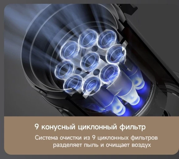 Пылесос ручной Deerma DEM-T30W Station 240Вт серый/черный Пылесос ручной Deerma DEM-T30W Station 240Вт серый/черный