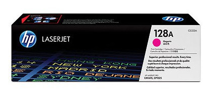 Картридж лазерный HP 128A CE323A пурпурный бар.в компл. (1300стр.) для HP CM1415/CP1525