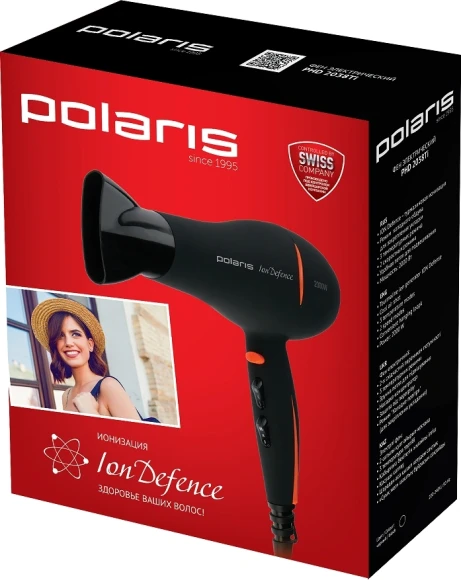 Фен Polaris PHD 2038Ti 2000Вт черный