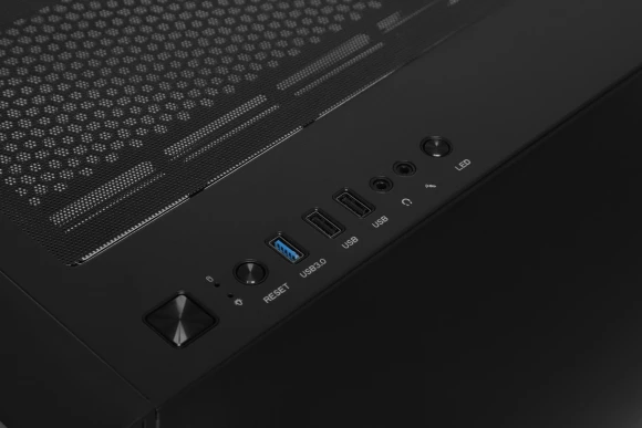 Корпус Azza Eclipse черный без БП ATX 9x120mm 5x140mm 2xUSB2.0 1xUSB3.0 audio bott PSU Корпус Azza Eclipse черный без БП ATX 9x120mm 5x140mm 2xUSB2.0 1xUSB3.0 audio bott PSU