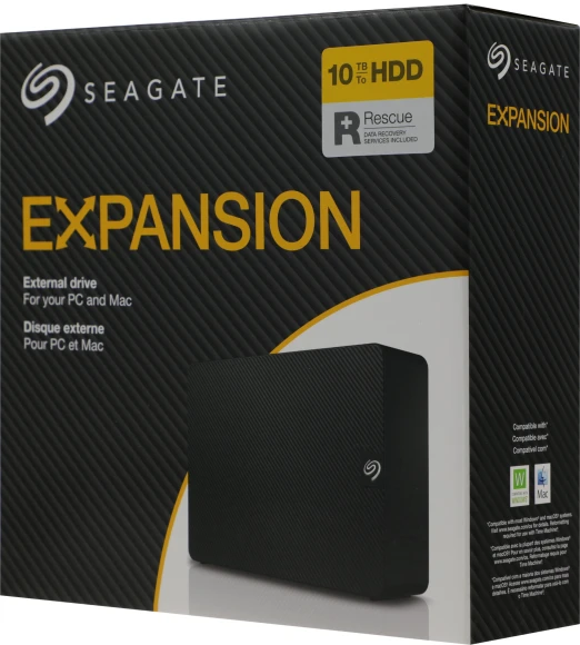 Жесткий диск Seagate USB3.0 10TB STKP10000400 Expansion 3.5" черный Жесткий диск Seagate USB3.0 10TB STKP10000400 Expansion 3.5" черный
