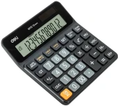 Калькулятор настольный Deli Askend EM999 черный 12-разр.