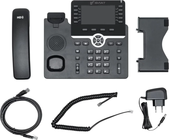 Телефон IP Флат Flat-Phone-B10/RU   черный