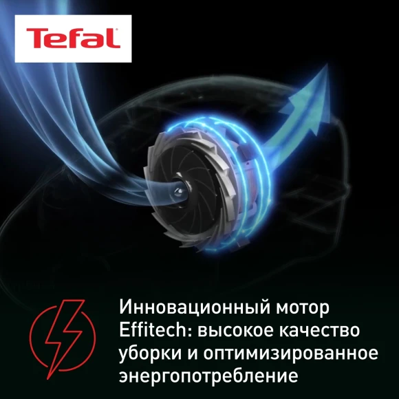 Пылесос Tefal TW3786RA 2100Вт черный/серый Пылесос Tefal TW3786RA 2100Вт черный/серый
