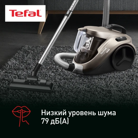 Пылесос Tefal TW3786RA 2100Вт черный/серый Пылесос Tefal TW3786RA 2100Вт черный/серый