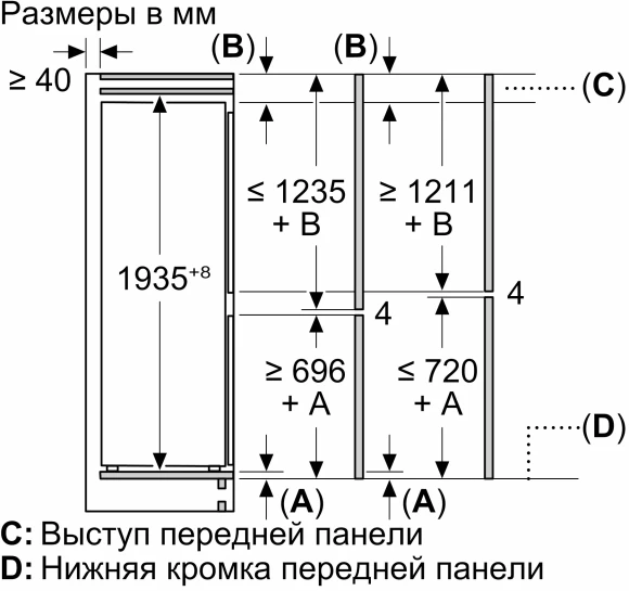 Холодильник Bosch KBN96ADD0 2-хкамерн. белый