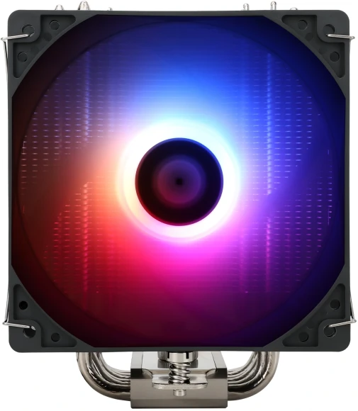 Устройство охлаждения(кулер) Thermalright Burst Assassin 120 ARGB Soc-AM5/AM4/1200/1700/1851 серебристый/черный 4-pin 25.6dB Al+Cu 510gr Ret (BA120-ARGB)