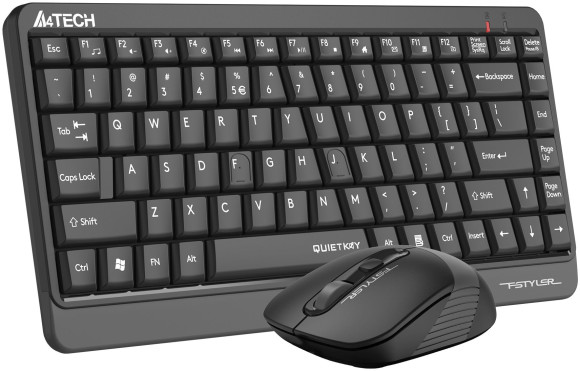 Клавиатура + мышь A4Tech Fstyler FGS1110Q клав:черный/серый мышь:черный/серый USB беспроводная Multimedia Клавиатура + мышь A4Tech Fstyler FGS1110Q клав:черный/серый мышь:черный/серый USB беспроводная Multimedia