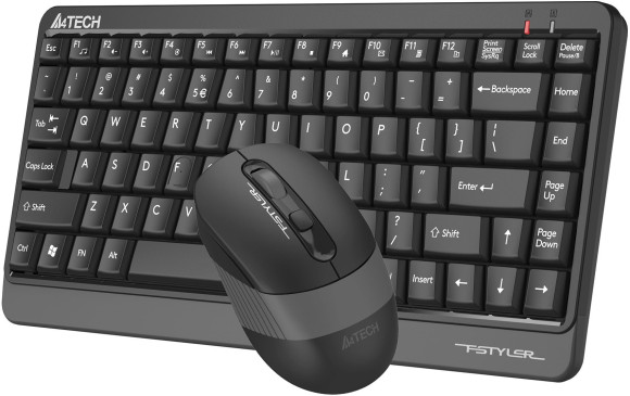 Клавиатура + мышь A4Tech Fstyler FGS1110Q клав:черный/серый мышь:черный/серый USB беспроводная Multimedia Клавиатура + мышь A4Tech Fstyler FGS1110Q клав:черный/серый мышь:черный/серый USB беспроводная Multimedia