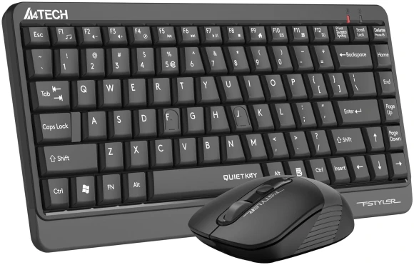 Клавиатура + мышь A4Tech Fstyler FGS1110Q клав:черный/серый мышь:черный/серый USB беспроводная Multimedia Клавиатура + мышь A4Tech Fstyler FGS1110Q клав:черный/серый мышь:черный/серый USB беспроводная Multimedia