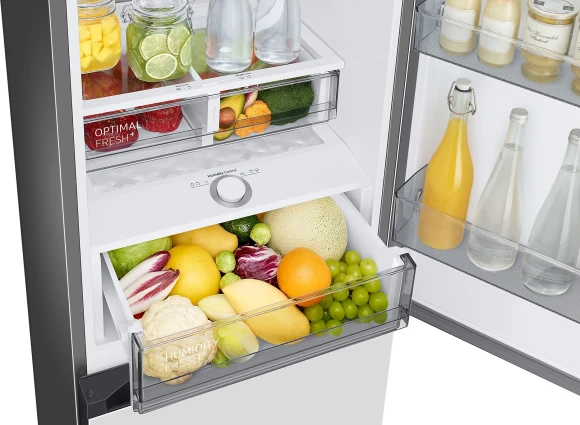 Холодильник Samsung RB34C7B5E12/EF 2-хкамерн. белый стекло инвертер