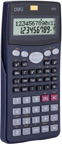 Калькулятор научный Deli E1705 черный 10+2-разр. Калькулятор научный Deli E1705 черный 10+2-разр.