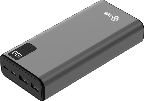 Мобильный аккумулятор Cactus CS-PBFSFA-20000 20000mAh 22.5W 4.5A 2xUSB-A/USB-C серый Мобильный аккумулятор Cactus CS-PBFSFA-20000 20000mAh 22.5W 4.5A 2xUSB-A/USB-C серый