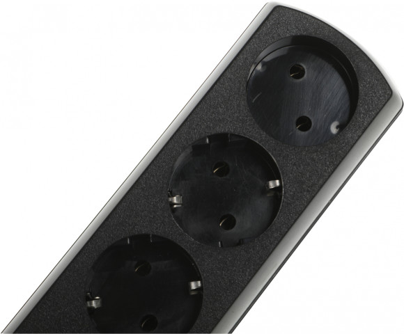 Сетевой фильтр Most LRG 1.6м (6 розеток) черный (пакет ПЭ)