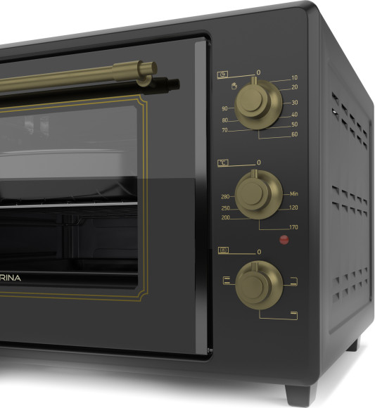 Мини-печь Darina UB NDE 37 701 At 37л. 1400Вт антрацит