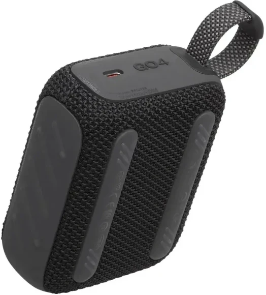 Колонка порт. JBL GO 4 черный/оранжевый 4.2W 1.0 BT 850mAh