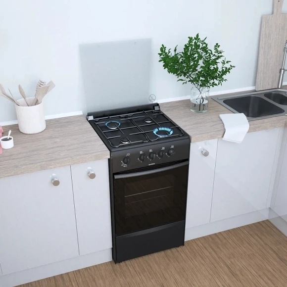 Плита Газовая Darina 1В GM 441 002 At антрацит (стеклянная крышка) реш.сталь Плита Газовая Darina 1В GM 441 002 At антрацит (стеклянная крышка) реш.сталь