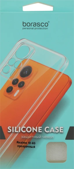 Чехол (клип-кейс) BoraSCO для Realme 10 4G 71180 прозрачный Чехол (клип-кейс) BoraSCO для Realme 10 4G 71180 прозрачный