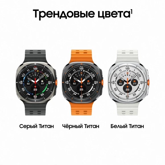Смарт-часы Samsung Galaxy Watch Ultra LTE 47мм 1.5" AMOLED корп.белый рем.белый (SM-L705FZWACAU)
