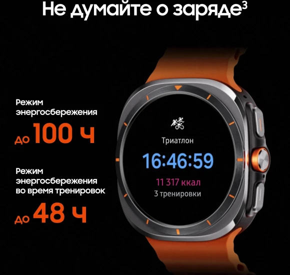 Смарт-часы Samsung Galaxy Watch Ultra LTE 47мм 1.5" AMOLED корп.белый рем.белый (SM-L705FZWACAU)