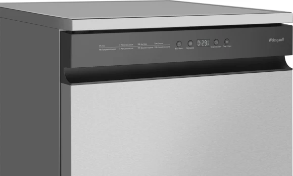 Посудомоечная машина Weissgauff DW 6038 X Inverter серебристый (полноразмерная) инвертор