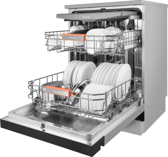 Посудомоечная машина Weissgauff DW 6038 X Inverter серебристый (полноразмерная) инвертор