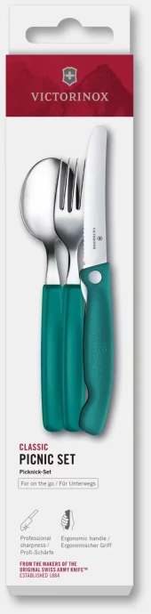 Нож кухонный Victorinox Swiss Classic 6.7233 для стейка/пиццы лезв.110мм серрейт. заточка черный Нож кухонный Victorinox Swiss Classic 6.7233 для стейка/пиццы лезв.110мм серрейт. заточка черный