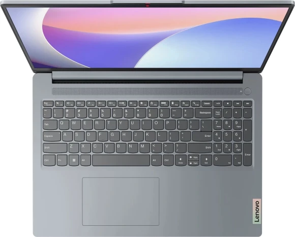 Ноутбук Lenovo IdeaPad Slim 3 15IRU8 Core i5 1335U 8Gb SSD512Gb Intel Iris Xe graphics 15.6" IPS FHD (1920x1080) noOS grey WiFi BT Cam (82X7003NRK)