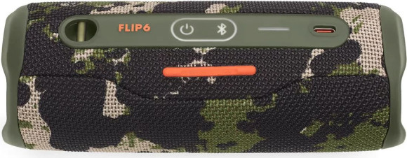 Колонка порт. JBL Flip 6 камуфляж 30W 1.0 BT 10м 4800mAh (JBLFLIP6SQUAD) Колонка порт. JBL Flip 6 камуфляж 30W 1.0 BT 10м 4800mAh (JBLFLIP6SQUAD)